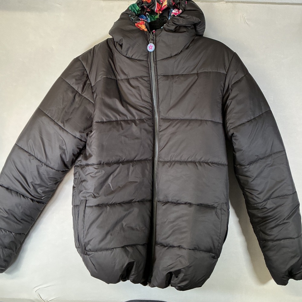 GoldMind$ Worldwide GM$ Limited Edition Reversible Skull Puffer Jacket XL